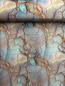 Preview: Outdoorstoff Flowing Bloom Marbels in erd/gold Töne by Swafing von Sarah Mariam